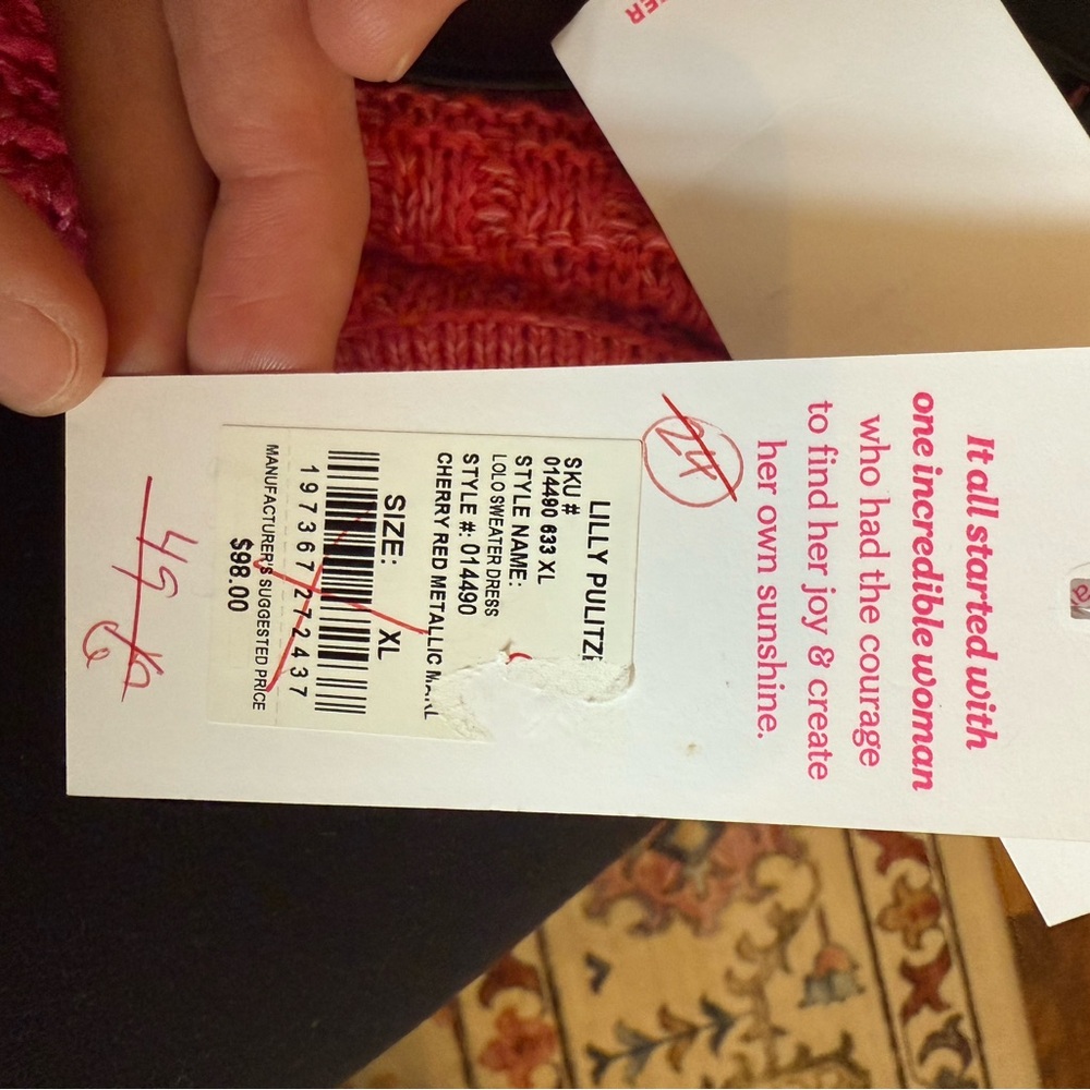 Lilly Pulitzer Girls Lolo Sweater Dress - Picture 4 of 4